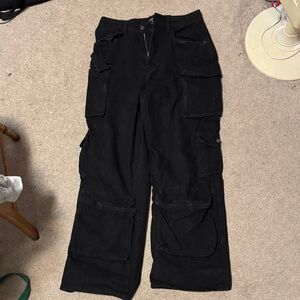 Women’s Black Cargo Pants